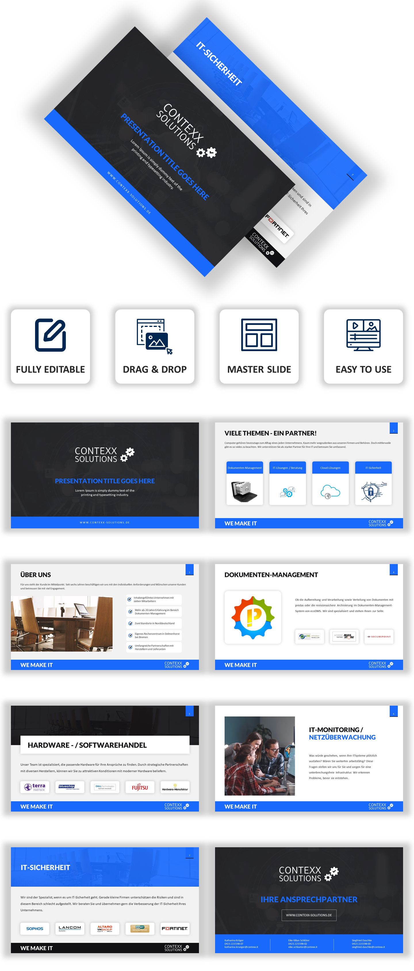 PowerPoint template for an it company