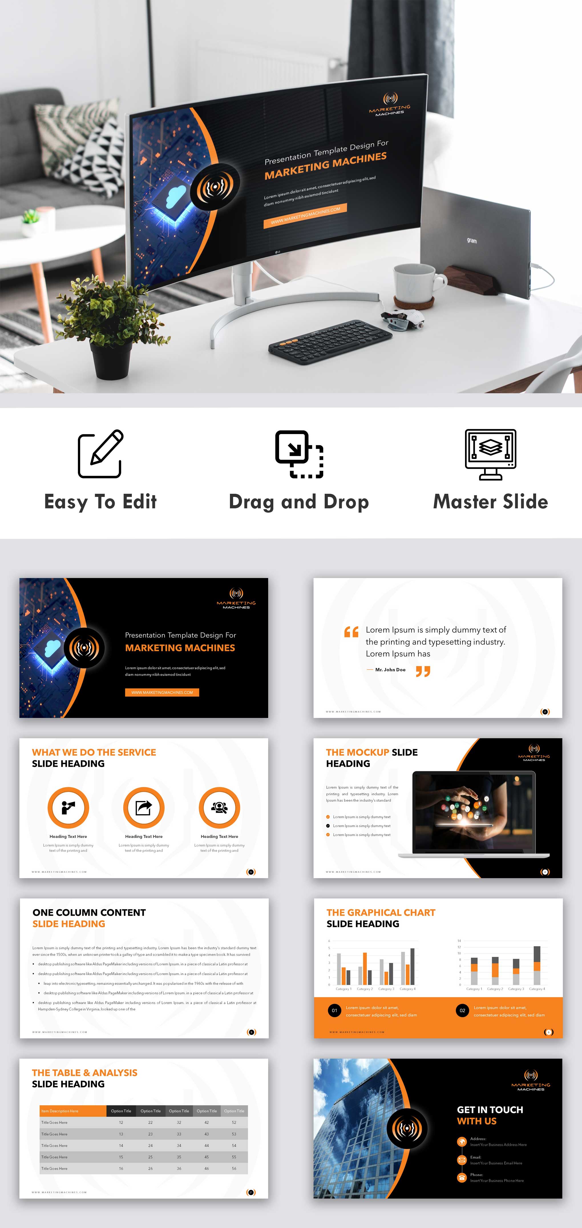 PowerPoint marketing template