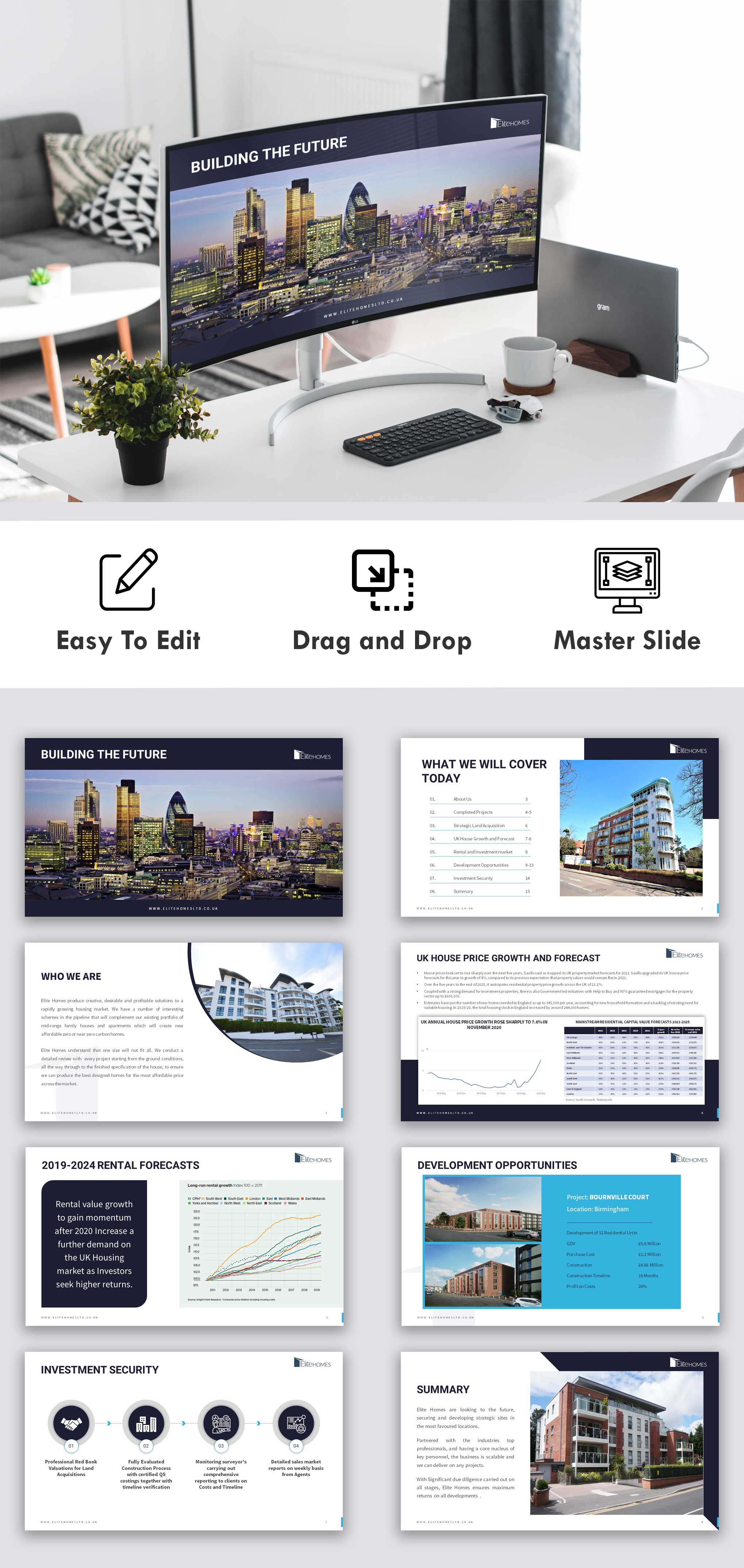 PowerPoint Investor Deck Design