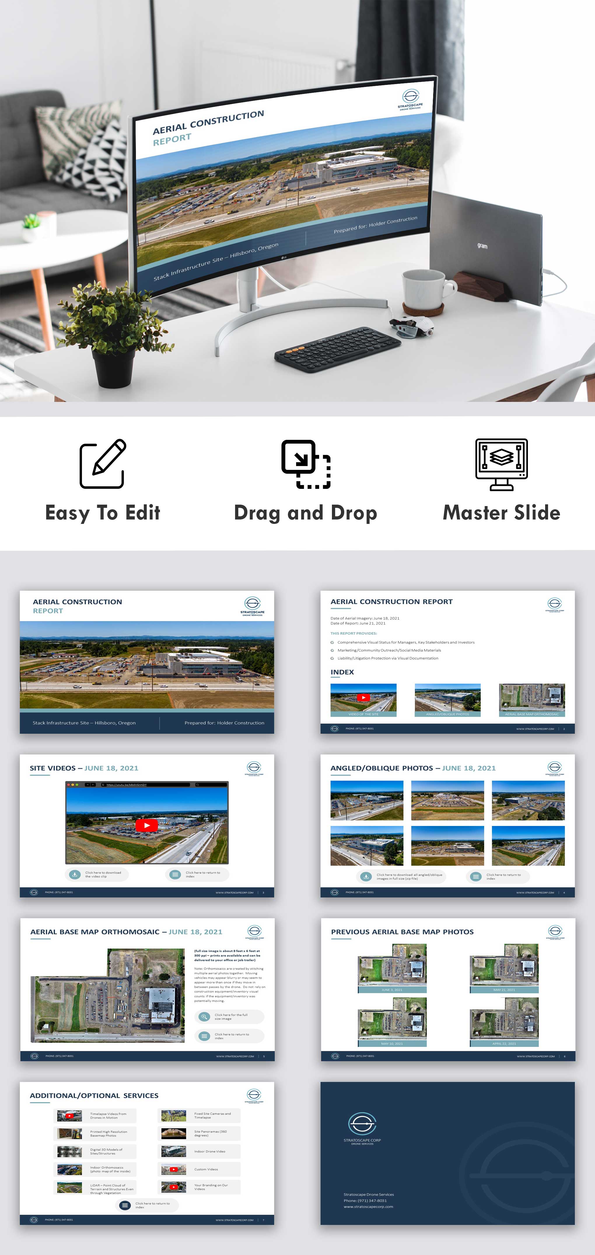 PowerPoint Report Template Design